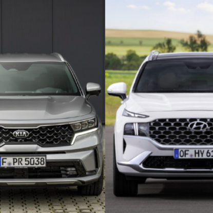 Kia Sorento vs. Hyundai Santa Fe – битва кроссоверов